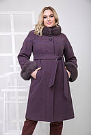 Пальто 1-071 Фиолетовый