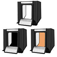 80x40 см Набір фонів для фотобокса Puluz PKT5201 (чорний, білий, жовтий), фото 4