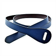 Ремінь жіночий шкіряний Weatro nw-2k-0001 Синій, фото 2