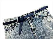 Ремінь жіночий шкіряний Weatro nw-2k-0001 Синій, фото 3