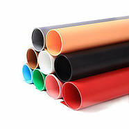 70x130 см білий ПВХ Фон для знімання Visico PVC-7013 White, фото 5