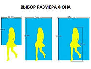 70x130 см білий ПВХ Фон для знімання Visico PVC-7013 White, фото 7