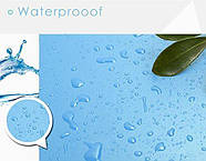 100x200 см ПВХ блакитний Фон для знімання Visico PVC-1020 Blue, фото 3