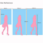 100x200 см ПВХ блакитний Фон для знімання Visico PVC-1020 Blue, фото 5