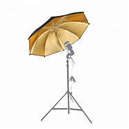 85 см Фотозонт Visico UB-006G Gold/Black, фото 3