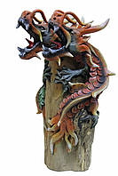 Статуэтка дракон на дереве,высота 30см