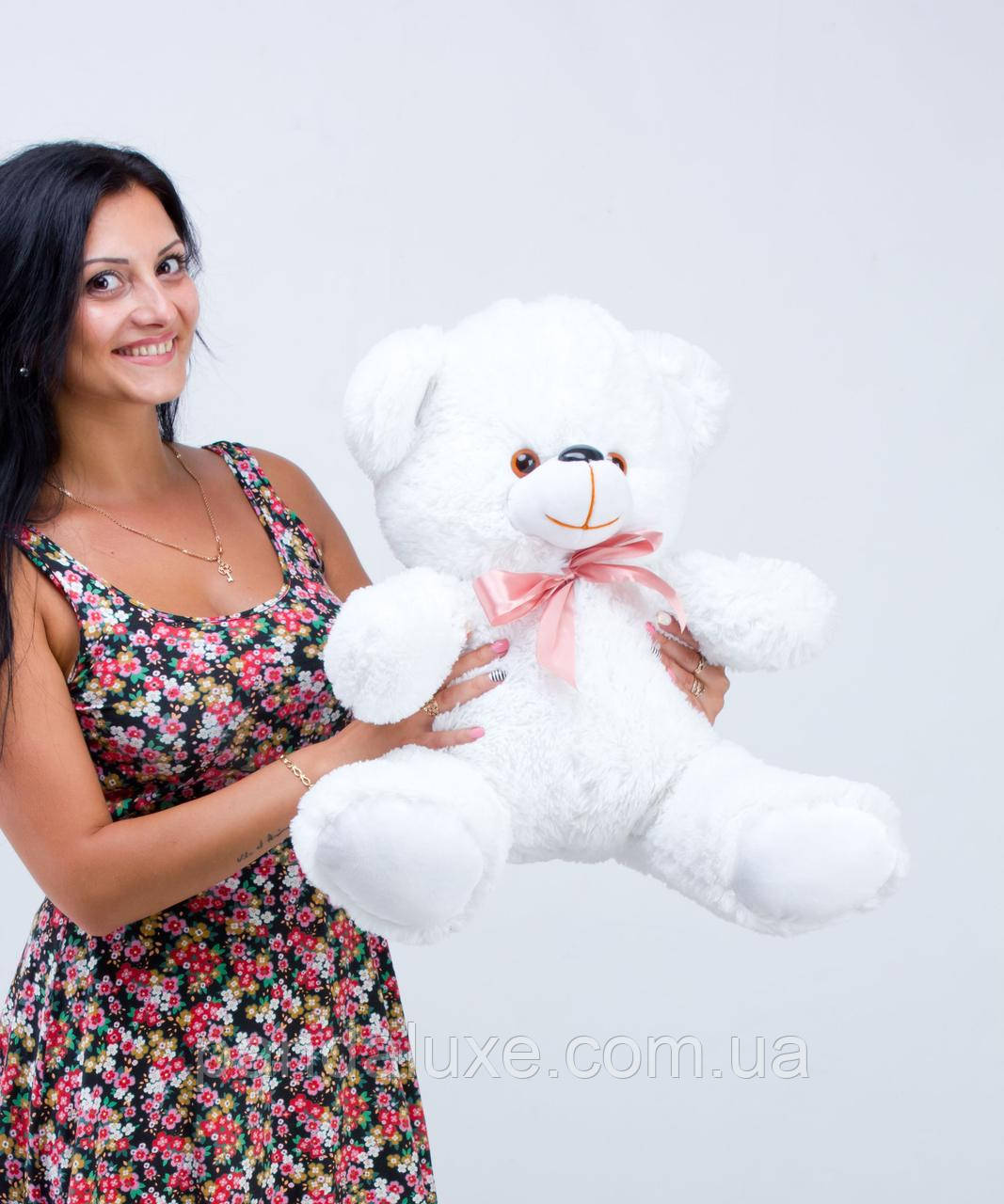 М'яка іграшка маленький плюшевий білий ведмедик