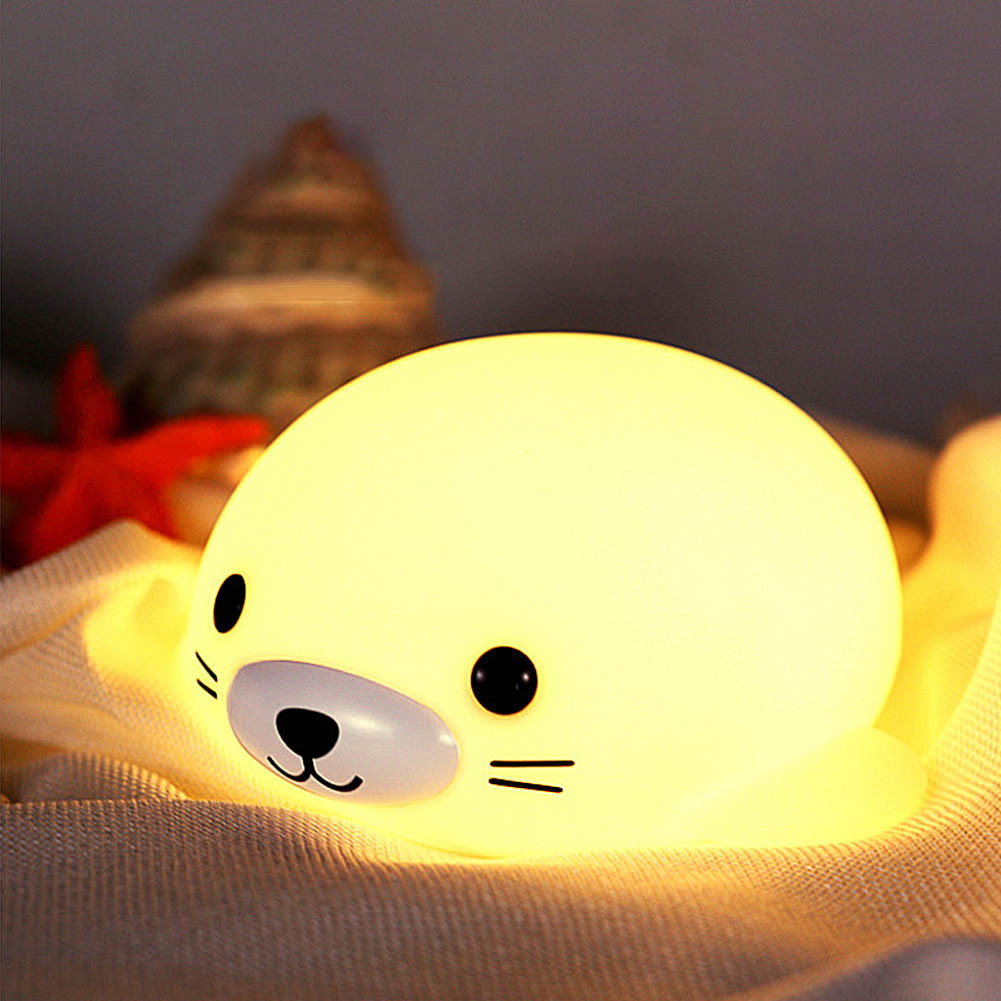 Силіконовий нічник-іграшка «Морський котик» 3DTOYSLAMP