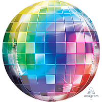 Фольгированный шар 3d сфера А 16" Disco Ball Orbz