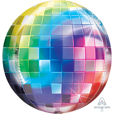 Фольгована куля 3d сфера А 16" Disco Ball Orbz