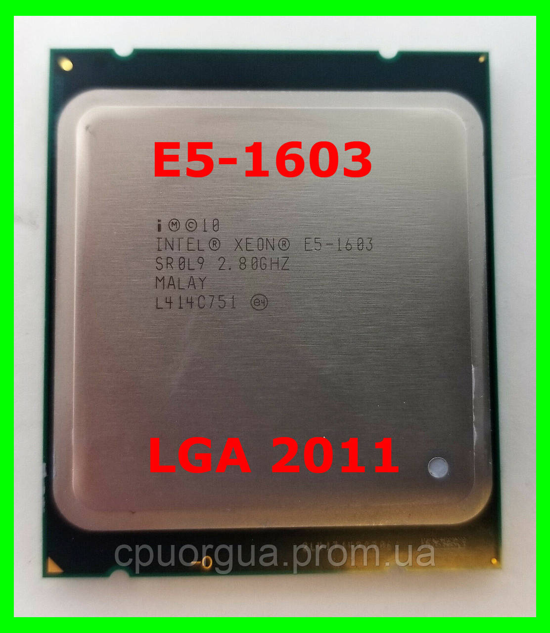 Процесор Intel Xeon E5-1603 LGA 2011 (SR0L8) 4 ядра 2,8 Ghz / 10M SandyBridge