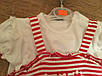 Літній костюм для дівчинки в смужку, фото 3