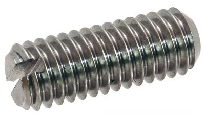 DIN 438 (ISO 7436 ; ГОСТ 1477-93): винт установочный с внутренним конусом и прямым шлицем, нержавеющая сталь - фото 1 - id-p135654398
