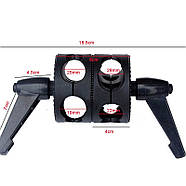 Тримач муфта для перекладини, поперечини журавля, штанги Visico SC-006, фото 6