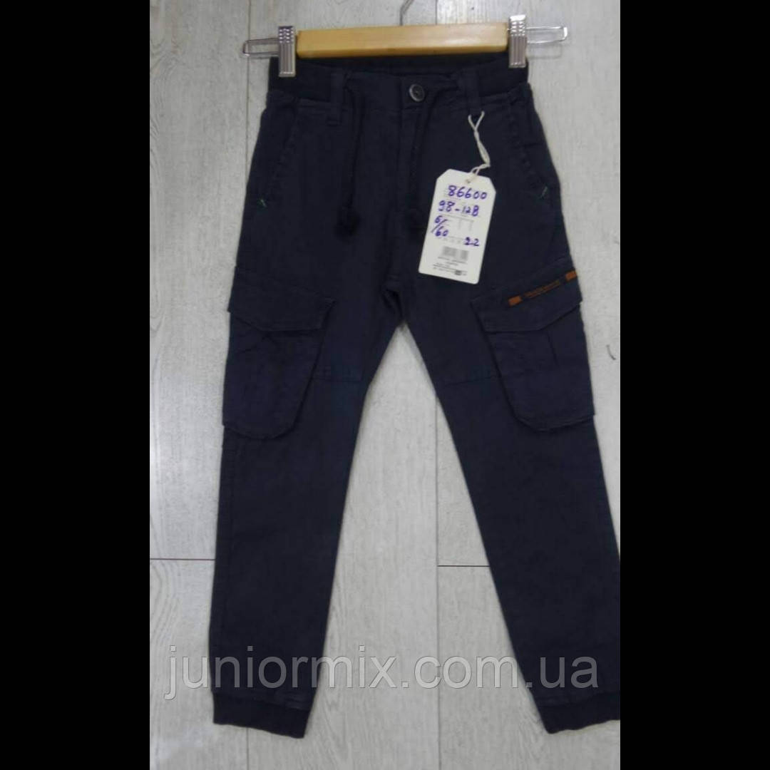 Дитячі котонові штани для хлопчиків гуртом GRACE