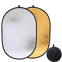 102x168см Отражатель Visico RD-020 2 в 1 gold/silver