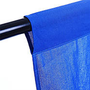 3х6м Фон студійний тканинний Visico PBM-3060 blue Chroma Key синій хромакей, фото 4