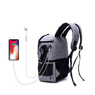 ФотоРюкзак AccPro DAC-1721R grey/red (сіро-червоний) для фото/відео, фото 2