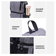 ФотоРюкзак AccPro DAC-1721R grey/red (сіро-червоний) для фото/відео, фото 9