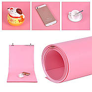100x200 см рожевий ПВХ Фон для знімання Visico PVC-1020 Pink, фото 5