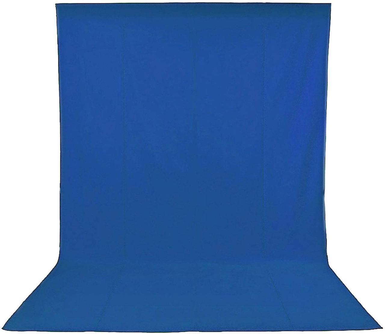 1,8х2,7м Фон студійний тканинний Visico PBM-1827 blue Chroma Key синій хромакей