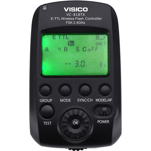 Синхронізатор передавач Visico VC-818TX-C E-TTL for Canon, фото 1