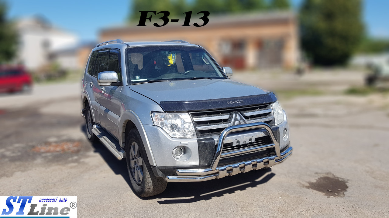 Кенгурятник Mitsubishi Pajero Wagon 4 (06+) Защита Переднего Бампера ...