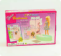 Дитяча іграшкова меблі Глорія Gloria для ляльок Барбі Ванна 21013. Облаштуйте ляльковий будиночок, фото 4