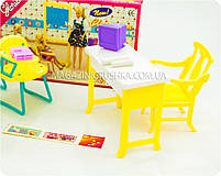 Дитяча іграшкова меблі Глорія Gloria для ляльок Барбі Клас Шкільна меблі 9916. Облаштуйте ляльковий будиночок, фото 6