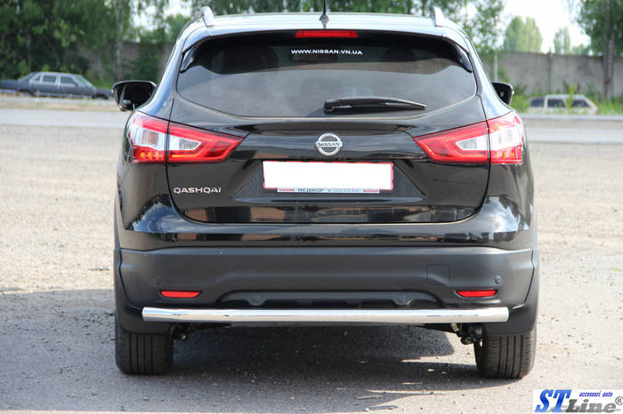 Nissan Qashqai J11 (14-17) защитная дуга защита заднего бампера на для ...