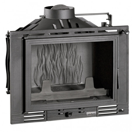 Каминна топка UNIFLAM 700 ECO із шимером і подаванням повітря - фото 1 - id-p1111352710