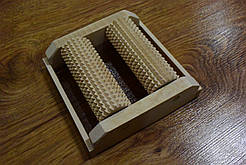 Масажер для ніг на 2 ролики, ручна робота.