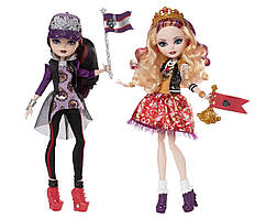 Набір Кукол Ever After High Епл Вайт і Рейвен Квін School Spirit Apple White and Raven Queen Doll