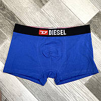 Трусы мужские боксеры хлопок Diesel, размер L (48-50), синие, 05825