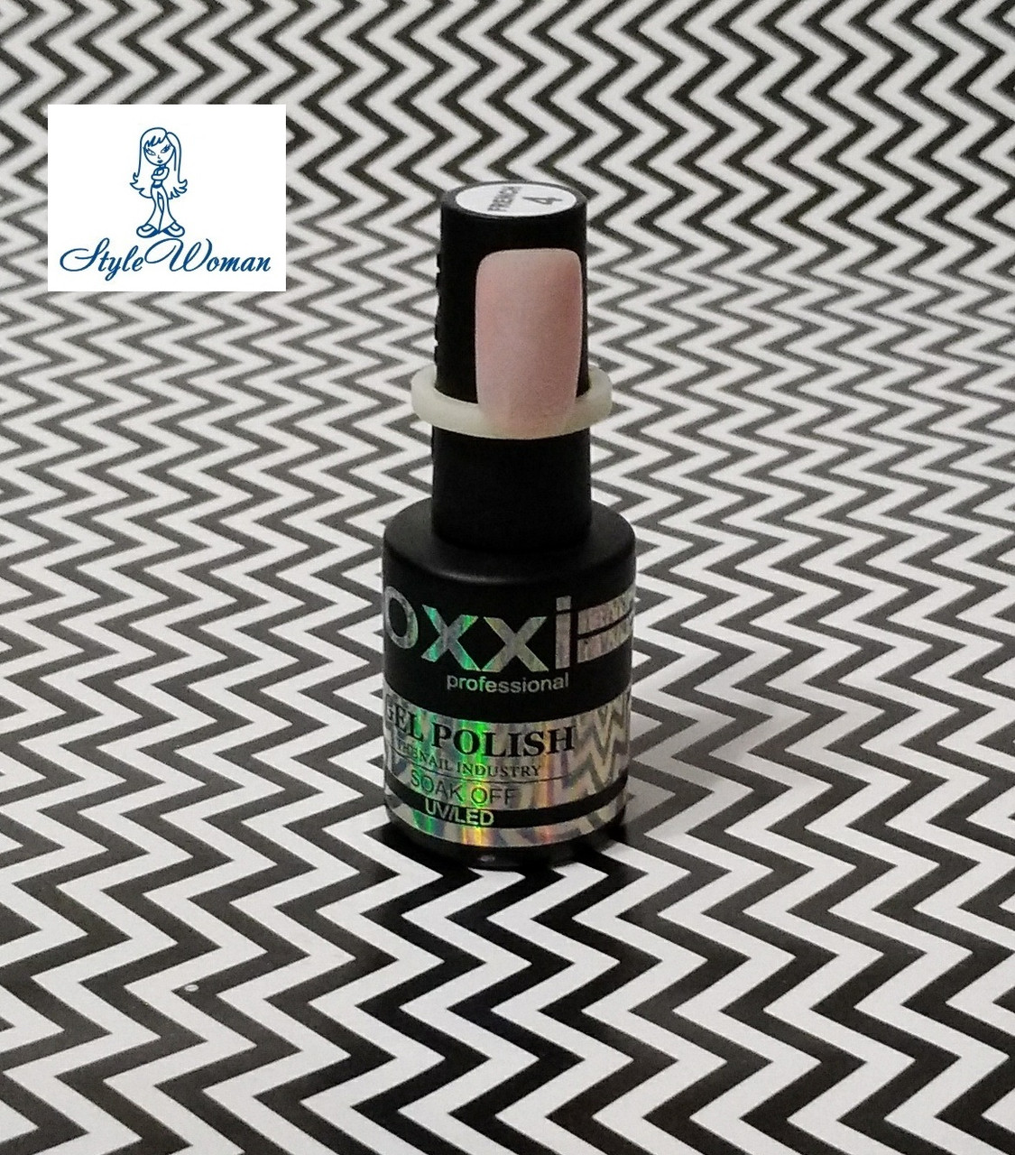 Oxxi gel polish French No4 10ml для французького манікюру напівпрозора