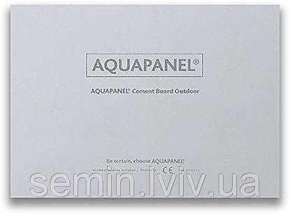 Плита цементна Аквапанель AQUAPANEL Knauf  0,9*2,4м (2,16м2)