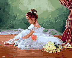 VP 439 "Балеринка" Розпис по номерам на полотні 40х50см