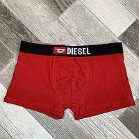 Трусы мужские боксеры хлопок Diesel, размер 3XL (54-56), красные, 05832