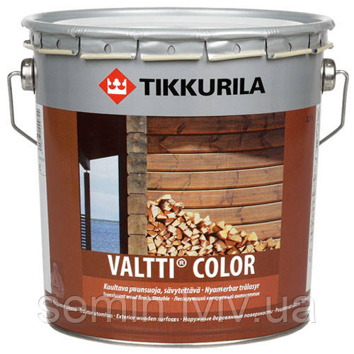 Tikkurila Валті колор фасадна лазурь для дерева 9л