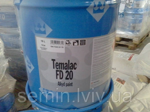 ТЕМАЛАК ФД 20 TCH 18л  алкідна фарба для дахів, фото 1