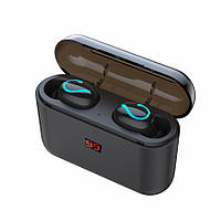 Наушники беспроводные Bluetooth с зарядным кейсом Q32-TWS Черный