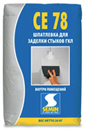 Шпаклівка Semin CE-78 25кг . (франція)