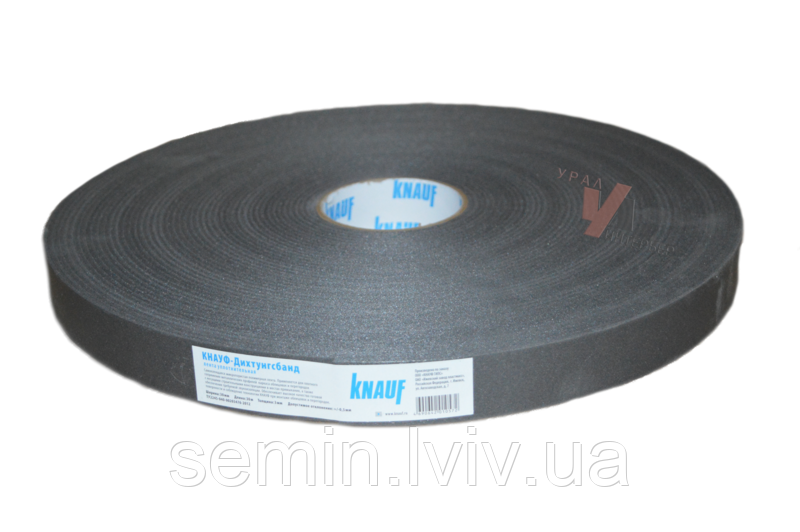 Лента звукоізоляційна Knauf  дихтунгбанд 50мм (30 м пог), фото 1