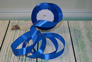 Стрічка атласна, 20мм (22метра), колір - синій