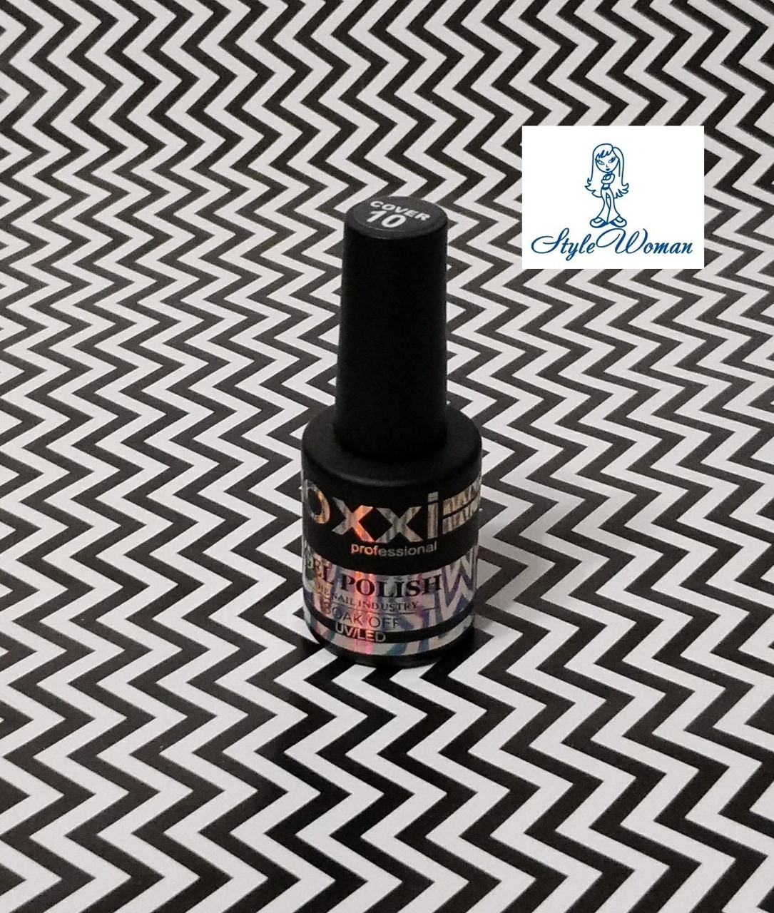 Oxxi Cover Base No10 10ml База камуфлювальна глітер Shine гель поліс