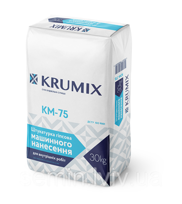 Штукатурка гіпсова КМ-75 Krumix 30кг