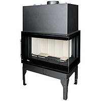 Каминна топка UNIFLAM 760 EVO PBS гнуте праве бічне скло