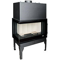 Каминна топка UNIFLAM 760 EVO LBS гнуте ліве бічне скло