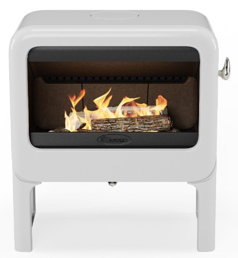 Піч камін чавунна DOVRE Rock 500 TB біла - фото 1 - id-p1111352868