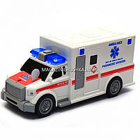 Машинка ігрова автопром «Швидка допомога» (світло, звук), масштаб 1:20 червоно-біла (7918ABC), фото 3